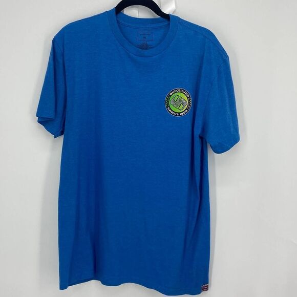 Quick Silver Royal Blue Graphic Tee Hawaii 1968 Large - Picture 3 of 5